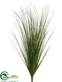 Silk Plants Direct Onion Grass Bush - Green - Pack of 6