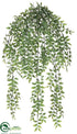 Silk Plants Direct Smilax Hanging Bush - Green Frosted - Pack of 24
