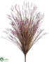 Silk Plants Direct Grass Bush - Violet Green - Pack of 12