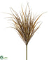 Silk Plants Direct Grass Bush - Brown Two Tone - Pack of 6