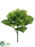 Silk Plants Direct Hydrangea Leaf Bush - Green - Pack of 12