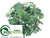 Silk Plants Direct Hosta Bush - Green - Pack of 12