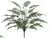 Forest Fern Bush - Green Two Tone - Pack of 6