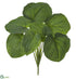 Silk Plants Direct Hosta Bush - Green - Pack of 6