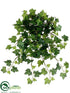 Silk Plants Direct Mini Ivy Bush - Green - Pack of 12