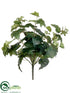 Silk Plants Direct Ivy Bush - Green Cream - Pack of 12