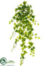 Silk Plants Direct Ivy Hanging Bush - Variegated - Pack of 6