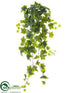 Silk Plants Direct Hedera Ivy Bush - Green Frosted - Pack of 6