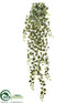 Silk Plants Direct English Ivy Hanging Bush - Variegated - Pack of 4