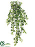 Silk Plants Direct Lace Ivy Hanging Bush - Green Yellow - Pack of 12