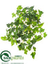 Silk Plants Direct Ivy Bush - Green - Pack of 12
