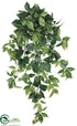 Silk Plants Direct Fruiting Ivy Hanging Bush - Green - Pack of 12