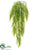 Silk Plants Direct Juniper Hanging Bush - Green - Pack of 12