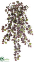 Silk Plants Direct Mini Grape Ivy Bush - Green Mauve - Pack of 12