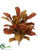 Magnolia Leaf Bush - Olive Green Brown - Pack of 6