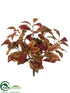 Silk Plants Direct Laurel Leaf Bush - Burgundy Green - Pack of 12