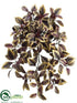 Silk Plants Direct Laurel Leaf Hanging Bush - Purple Green - Pack of 6