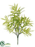 Silk Plants Direct Leaf Bush - Green Light - Pack of 12