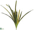 Silk Plants Direct Flax Leaf Bush - Green - Pack of 6