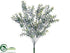 Silk Plants Direct Tea Leaf Bush - Green Gray - Pack of 12