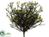 Silk Plants Direct Mini Leaf Twig Bush - Brown Green - Pack of 12