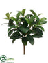 Silk Plants Direct Laurel Leaf Bush - Green - Pack of 12