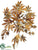 Glitter Autumn Japanese Maple Hanging Bush - Fall - Pack of 12