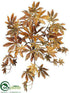Silk Plants Direct Glitter Autumn Japanese Maple Hanging Bush - Fall - Pack of 12