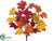 Silk Plants Direct Maple Leaf Bush - Flame Orange - Pack of 24