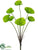 Silk Plants Direct Leaf Bush - Green - Pack of 12