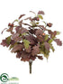 Silk Plants Direct Oak Leaf Bush - Green Blue Purple - Pack of 12