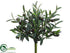 Silk Plants Direct Olive Bush - Green - Pack of 12