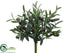 Silk Plants Direct Olive Bush - Green - Pack of 12