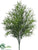 Silk Plants Direct Podocarpus Bush - Green - Pack of 12