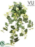 Silk Plants Direct Outdoor Ivy Bush - Green - Pack of 6