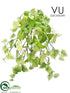 Silk Plants Direct Outdoor Potato Leaf Hanging Bush - Green Light - Pack of 6