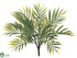 Silk Plants Direct Large Parlor Palm Bush - Green Two Tone - Pack of 12