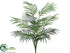 Silk Plants Direct Palm Bush - Green - Pack of 6