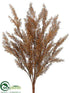 Silk Plants Direct Pine Grass Bush - Coffee - Pack of 6