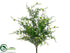 Silk Plants Direct Flower Plum Leaf Bush - Green - Pack of 12