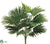Fan Palm Bush - Green - Pack of 12