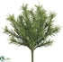 Silk Plants Direct Sprengeri Grass Bush - Green - Pack of 24