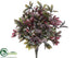 Silk Plants Direct Schefferia Bush - Green Mauve - Pack of 12