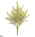 Silk Plants Direct Tea Leaf Bush - Green Gray - Pack of 12