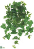Silk Plants Direct Outdoor Ivy Hanging Bush - Green - Pack of 12