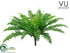 Silk Plants Direct Outdoor Boston Fern Bush - Green - Pack of 12