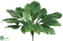 Silk Plants Direct Hosta Bush - Green - Pack of 12