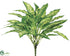 Silk Plants Direct Aglaonema Bush - Green - Pack of 12