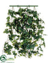 Silk Plants Direct Ivy Wall Bush - Green - Pack of 6