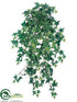 Silk Plants Direct Sage Ivy Hanging Plant Bush - Green Two Tone - Pack of 6